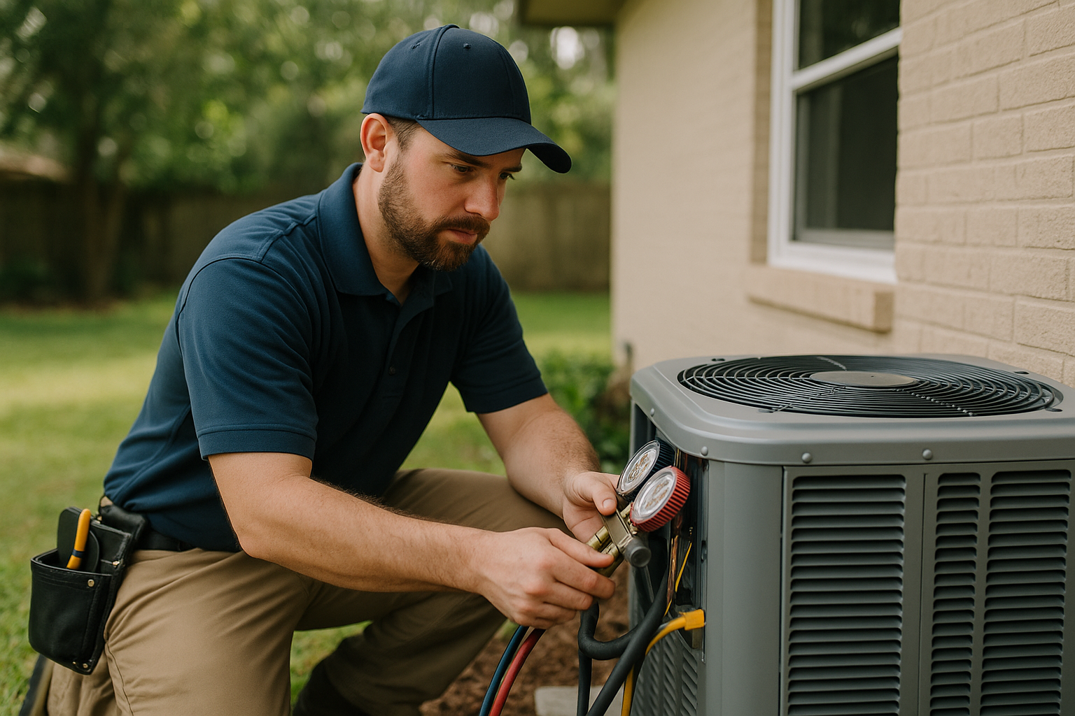 Editorial illustration depicting duct cleaning gainesville fl